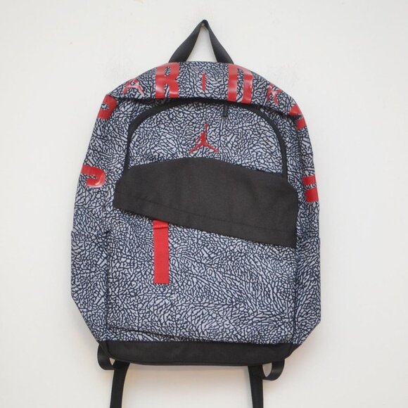 Nike Air Jordan Elephant Print Air Patrol Backpack, Black/Wolf Grey - Picture 1 of 8